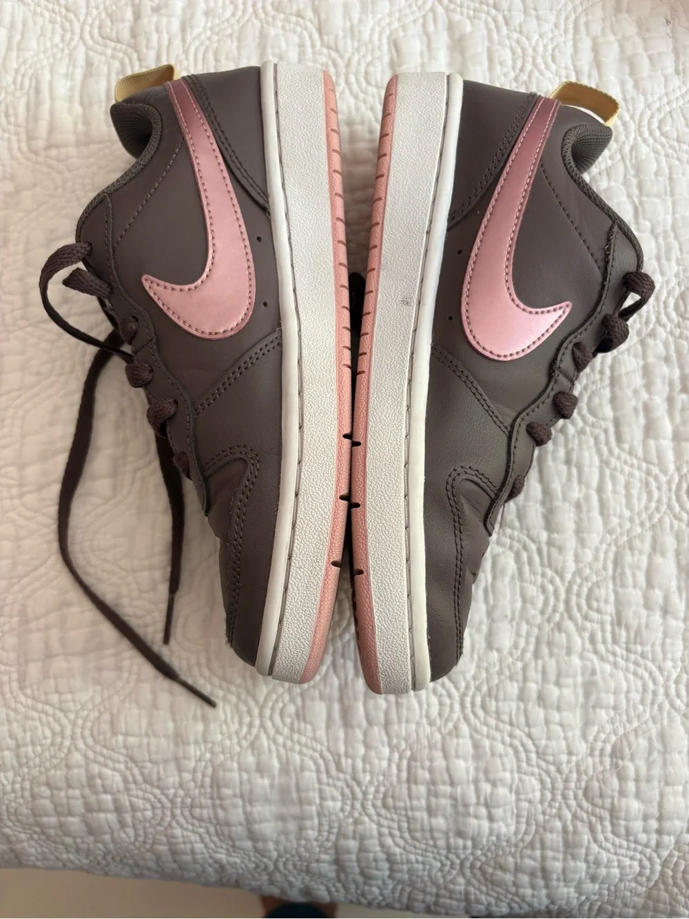 Nike Court Borough Low 2 (GS) in the Violet Ore / Pink Glaze colorway.